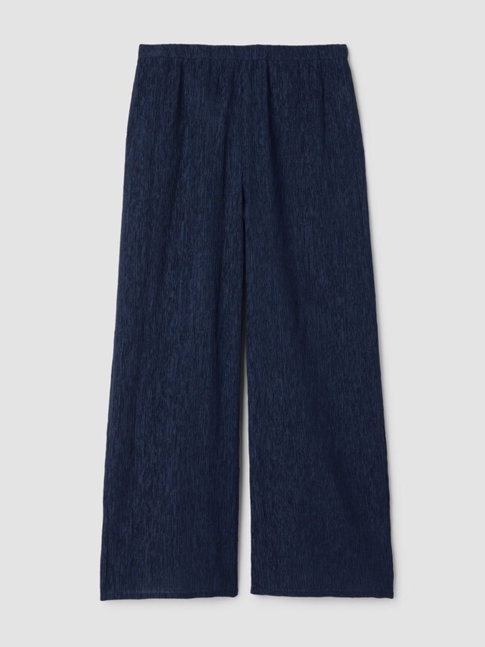 NWT Eileen Fisher Woven Plissé Wide-Leg Pant - Picture 4 of 4